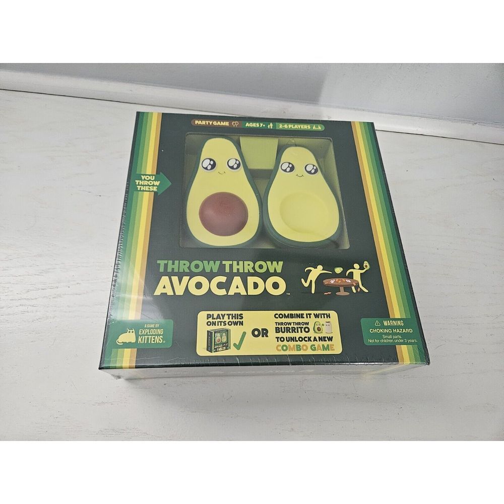Throw Throw Avocado by Exploding Kittens - A Dodgeball Card Game New‎ Sealed Box